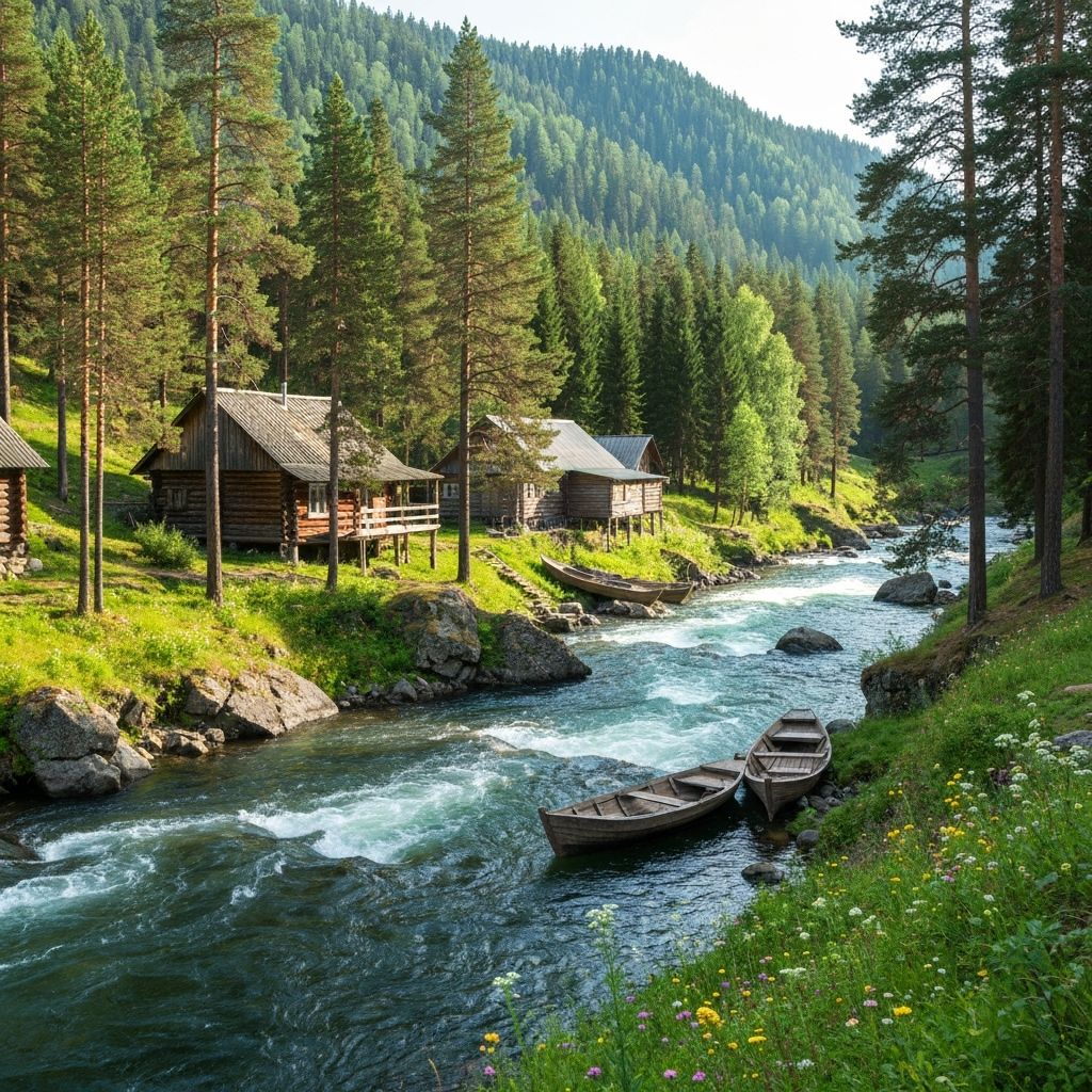 Урал: река и лес